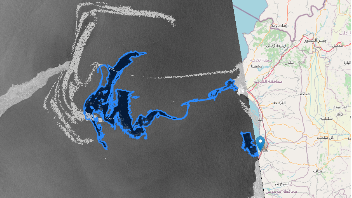 Oil Spill in Syria: how is it moving. Read the bulletin and watch the video