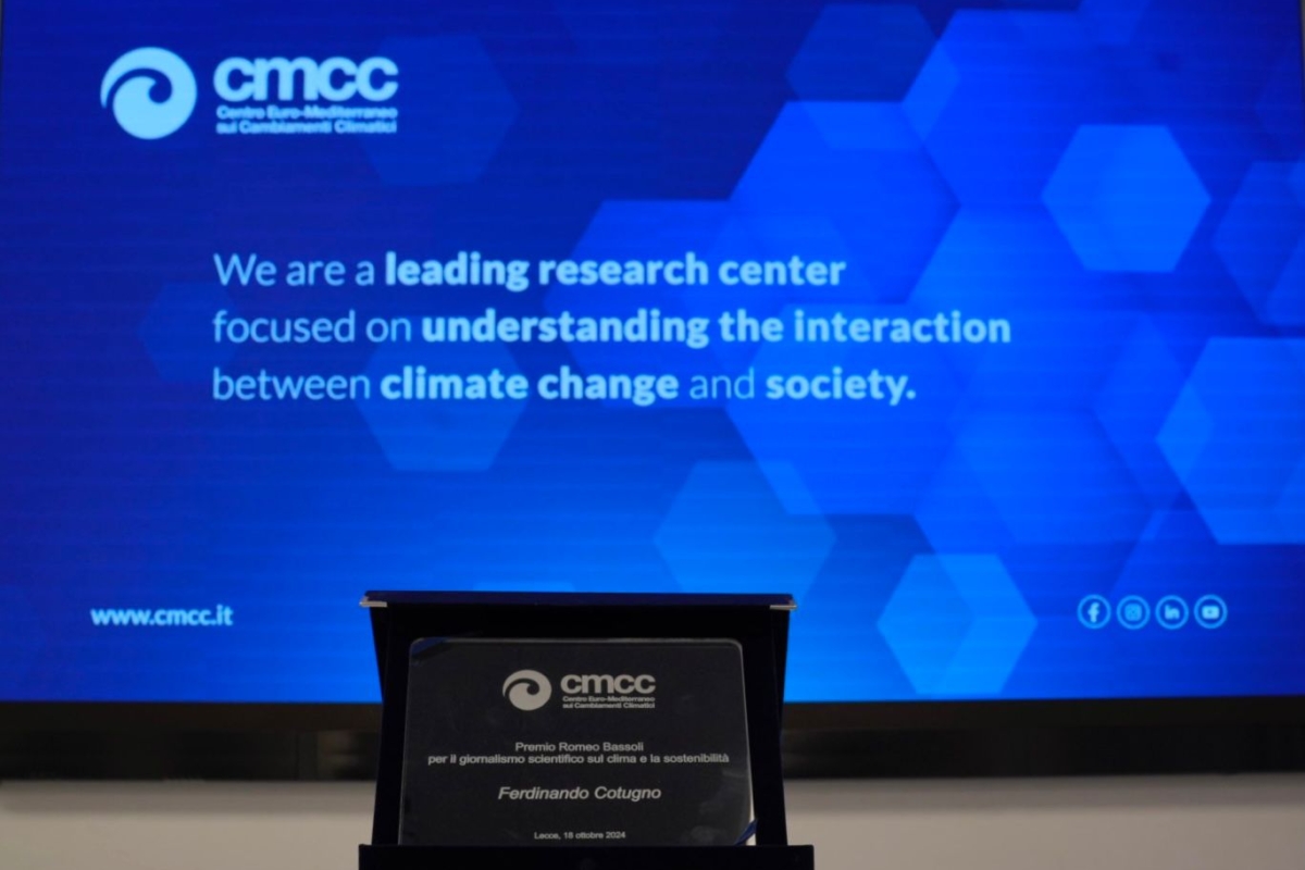 Talking about climate is talking about our future: CMCC awards the “Romeo Bass...