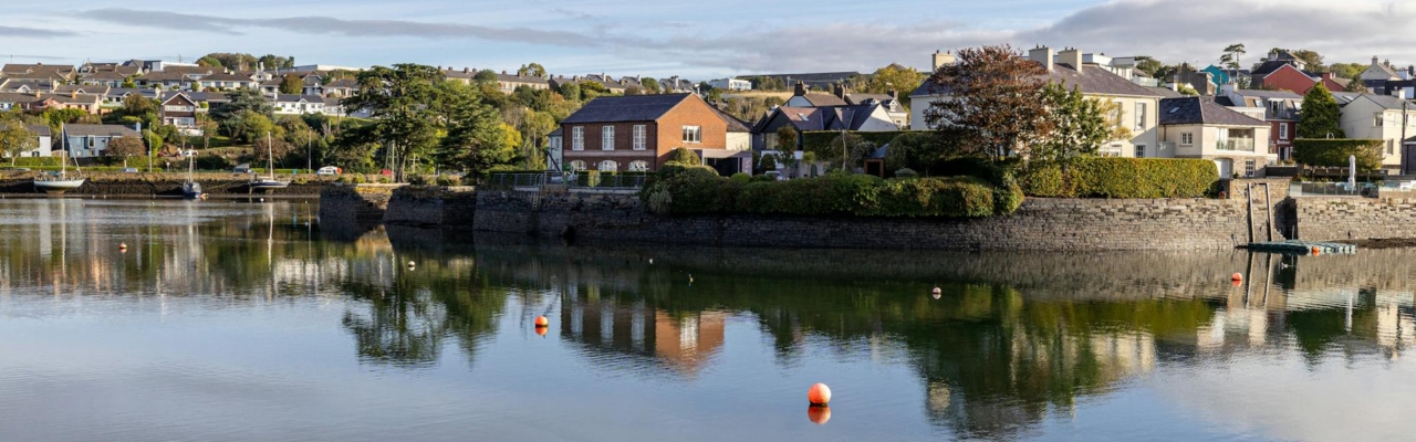 Panoramic View of the Kinsale Coast in Ireland